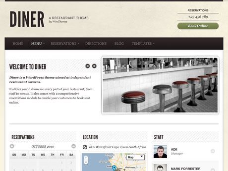 Woothemes Diner Theme Woothemes Diner Theme