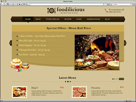 Restaurant theme Foodilicious Restaurant theme Foodilicious