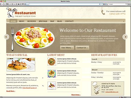 Restaurant Theme van Templatic Restaurant Theme van Templatic