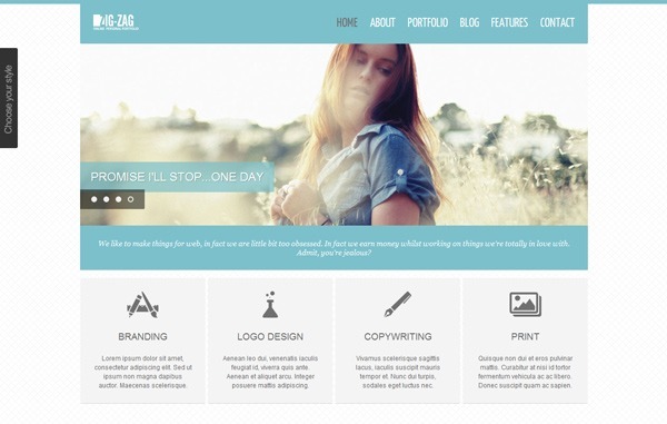 Zig Zag WordPress theme Zig Zag WordPress theme