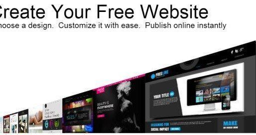 Professionele gratis website