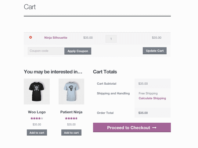 WooCommerce Related Products in je cart