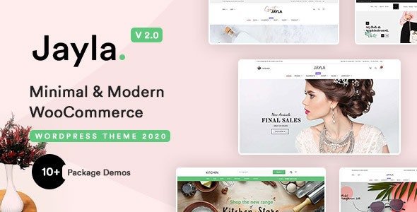 WordPress webshop theme: Jayla