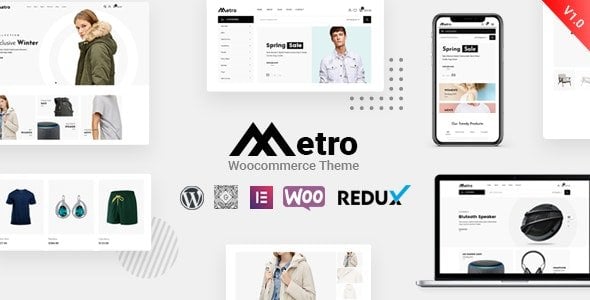 WordPress webshop theme: Metro