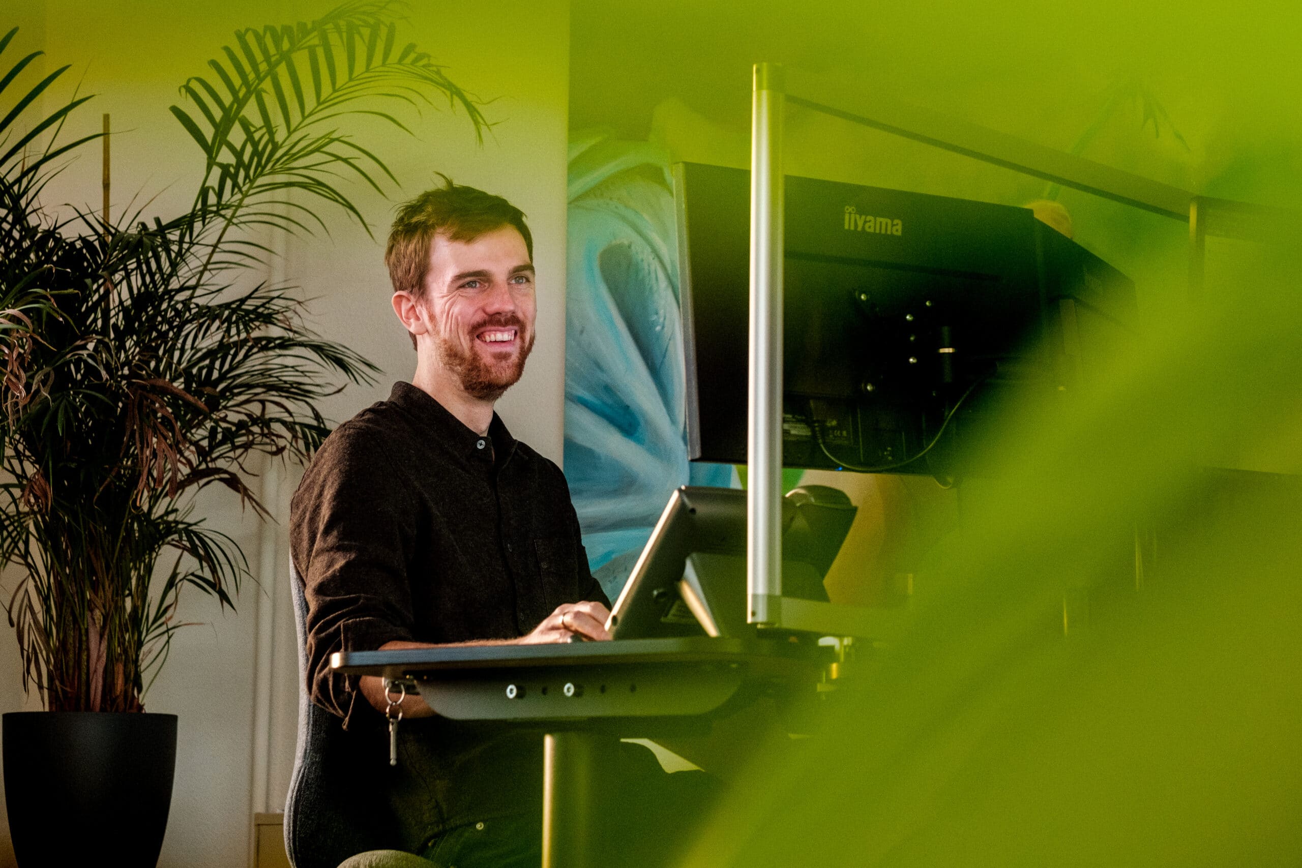 Steve van WordPress bureau Rotterdam lacht