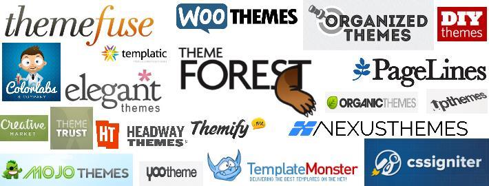 Websites om de beste WordPress themes te kopen