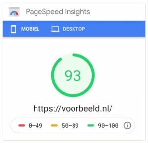 Snelle online diensten zijn belangrijk voor klant en Google