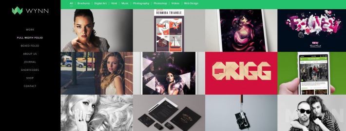 Portfolio WordPress themes