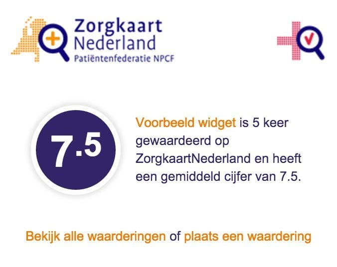 Zorgkaart Nederland WordPress